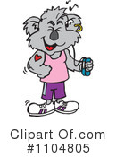 Koala Clipart #1104805 by Dennis Holmes Designs