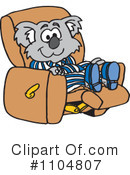 Koala Clipart #1104807 by Dennis Holmes Designs