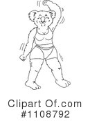 Koala Clipart #1108792 by Dennis Holmes Designs