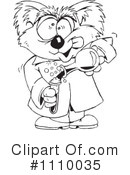 Koala Clipart #1110035 by Dennis Holmes Designs
