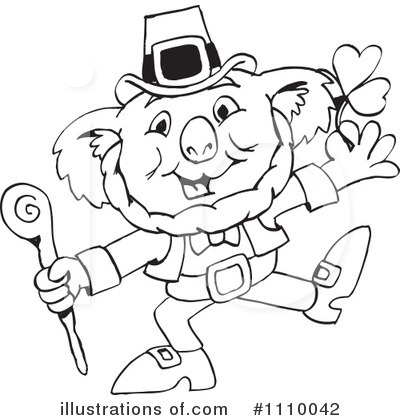 Royalty-Free (RF) Koala Clipart Illustration by Dennis Holmes Designs - Stock Sample #1110042