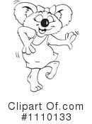 Koala Clipart #1110133 by Dennis Holmes Designs