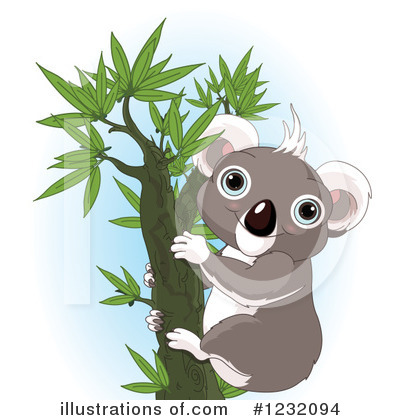 Royalty-Free (RF) Koala Clipart Illustration by Pushkin - Stock Sample #1232094