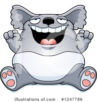 Royalty-Free (RF) Koala Clipart Illustration by Cory Thoman - Stock Sample #1247786