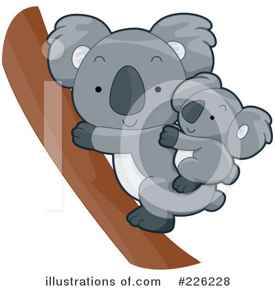 Royalty-Free (RF) Koala Clipart Illustration by BNP Design Studio - Stock Sample #226228