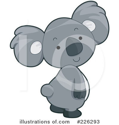 Royalty-Free (RF) Koala Clipart Illustration by BNP Design Studio - Stock Sample #226293