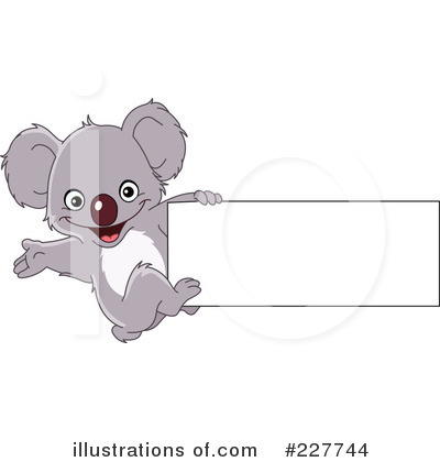 Royalty-Free (RF) Koala Clipart Illustration by yayayoyo - Stock Sample #227744