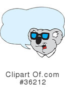 Koala Clipart #36212 by Dennis Holmes Designs