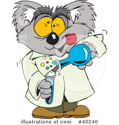 Royalty-Free (RF) Koala Clipart Illustration by Dennis Holmes Designs - Stock Sample #40240