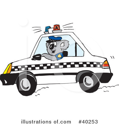 Police Clipart #40253 by Dennis Holmes Designs
