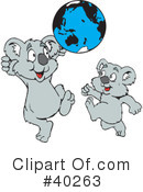Koala Clipart #40263 by Dennis Holmes Designs