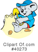 Koala Clipart #40273 by Dennis Holmes Designs
