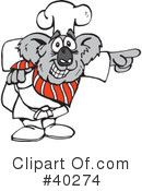 Koala Clipart #40274 by Dennis Holmes Designs