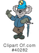 Koala Clipart #40282 by Dennis Holmes Designs