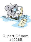 Koala Clipart #40285 by Dennis Holmes Designs