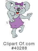 Koala Clipart #40288 by Dennis Holmes Designs
