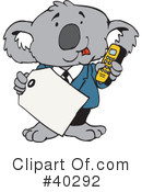 Koala Clipart #40292 by Dennis Holmes Designs