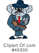 Koala Clipart #40300 by Dennis Holmes Designs