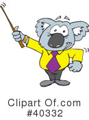 Koala Clipart #40332 by Dennis Holmes Designs