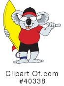 Koala Clipart #40338 by Dennis Holmes Designs
