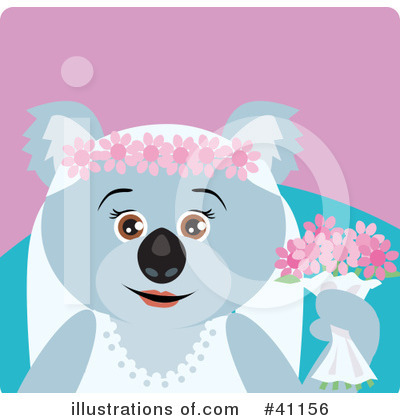 Royalty-Free (RF) Koala Clipart Illustration by Dennis Holmes Designs - Stock Sample #41156