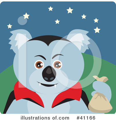 Royalty-Free (RF) Koala Clipart Illustration by Dennis Holmes Designs - Stock Sample #41166