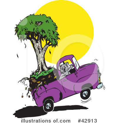 Deforestation Clipart #42913 by Dennis Holmes Designs