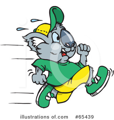 Running Clipart #65439 by Dennis Holmes Designs