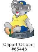Koala Clipart #65446 by Dennis Holmes Designs