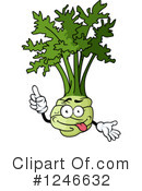 Kohlrabi Clipart #1246632 by Vector Tradition SM