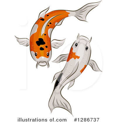 Koi Fish Clipart #1286737 by BNP Design Studio