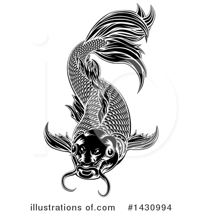 Royalty-Free (RF) Koi Clipart Illustration by AtStockIllustration - Stock Sample #1430994