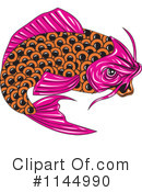 Koi Fish Clipart #1144990 by patrimonio