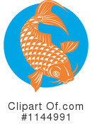 Koi Fish Clipart #1144991 by patrimonio