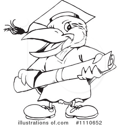 Royalty-Free (RF) Kookaburra Clipart Illustration by Dennis Holmes Designs - Stock Sample #1110652