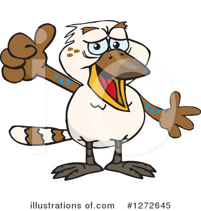 Royalty-Free (RF) Kookaburra Clipart Illustration by Dennis Holmes Designs - Stock Sample #1272645