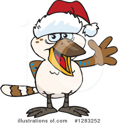 Royalty-Free (RF) Kookaburra Clipart Illustration by Dennis Holmes Designs - Stock Sample #1283252