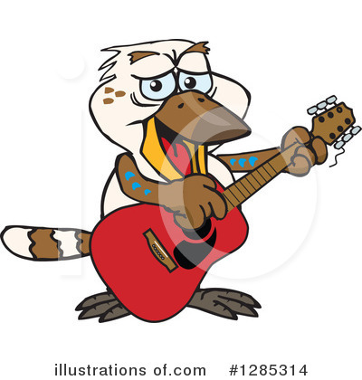Royalty-Free (RF) Kookaburra Clipart Illustration by Dennis Holmes Designs - Stock Sample #1285314