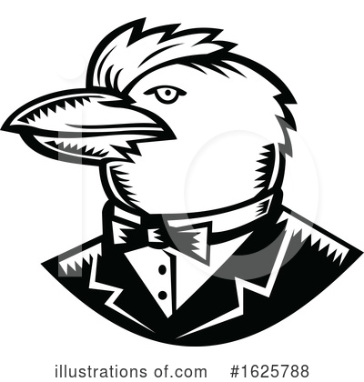 Royalty-Free (RF) Kookaburra Clipart Illustration by patrimonio - Stock Sample #1625788