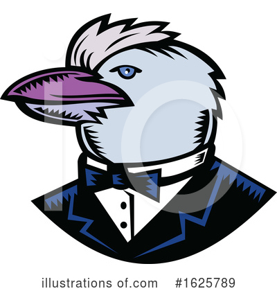Royalty-Free (RF) Kookaburra Clipart Illustration by patrimonio - Stock Sample #1625789