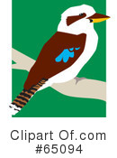 Kookaburra Clipart #65094 by Dennis Holmes Designs