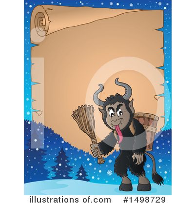 Royalty-Free (RF) Krampus Clipart Illustration by visekart - Stock Sample #1498729