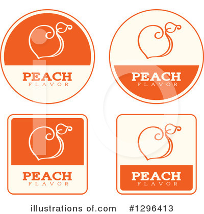 Peach Clipart #1296413 by Cory Thoman