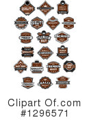 Label Clipart #1296571 by Vector Tradition SM