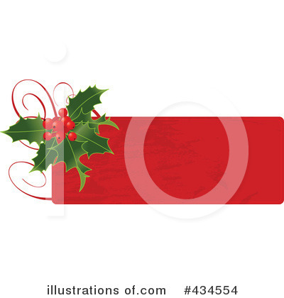Christmas Holly Clipart #434554 by Pushkin