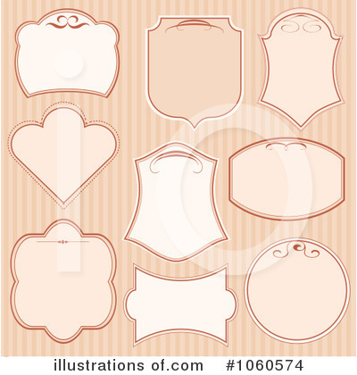 Royalty-Free (RF) Labels Clipart Illustration by Pushkin - Stock Sample #1060574