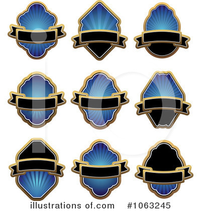Royalty-Free (RF) Labels Clipart Illustration by Vector Tradition SM - Stock Sample #1063245