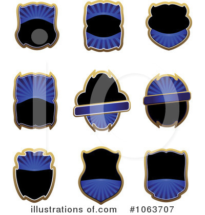 Royalty-Free (RF) Labels Clipart Illustration by Vector Tradition SM - Stock Sample #1063707