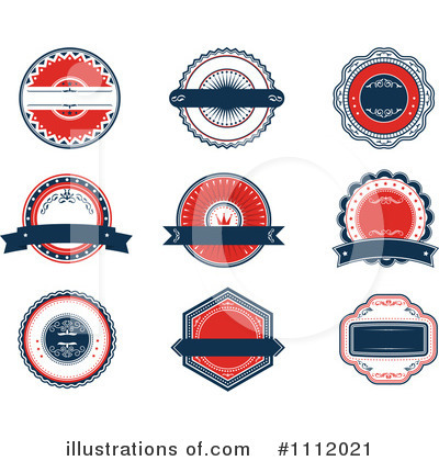 Royalty-Free (RF) Labels Clipart Illustration by Vector Tradition SM - Stock Sample #1112021