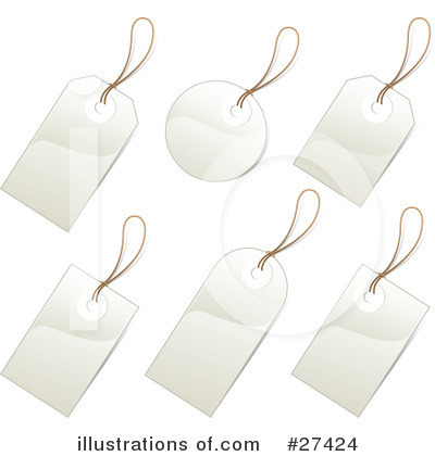 Royalty-Free (RF) Labels Clipart Illustration by beboy - Stock Sample #27424